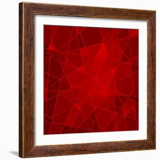 Abstract Geometrical Background-epic44-Framed Art Print