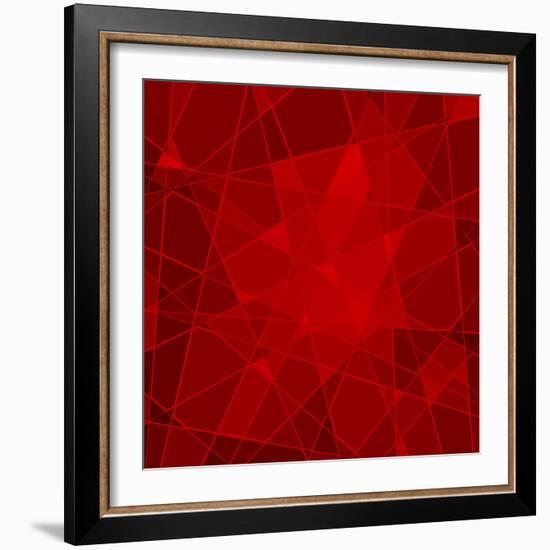 Abstract Geometrical Background-epic44-Framed Art Print