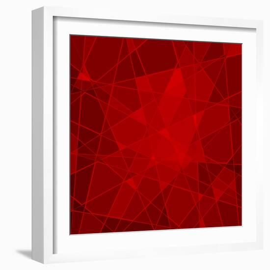 Abstract Geometrical Background-epic44-Framed Art Print