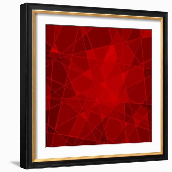 Abstract Geometrical Background-epic44-Framed Art Print