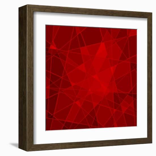 Abstract Geometrical Background-epic44-Framed Art Print