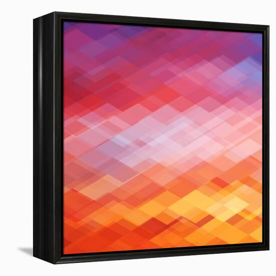 Abstract Geometrical Background-epic44-Framed Stretched Canvas