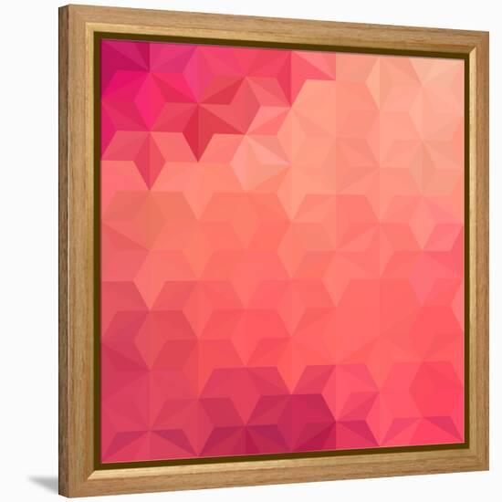 Abstract Geometrical Background-epic44-Framed Stretched Canvas