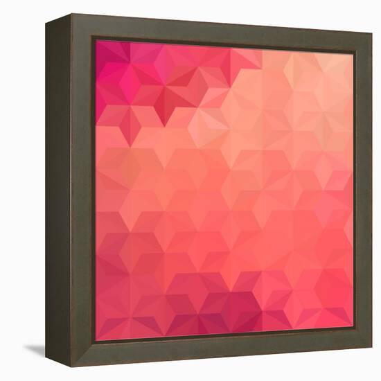 Abstract Geometrical Background-epic44-Framed Stretched Canvas