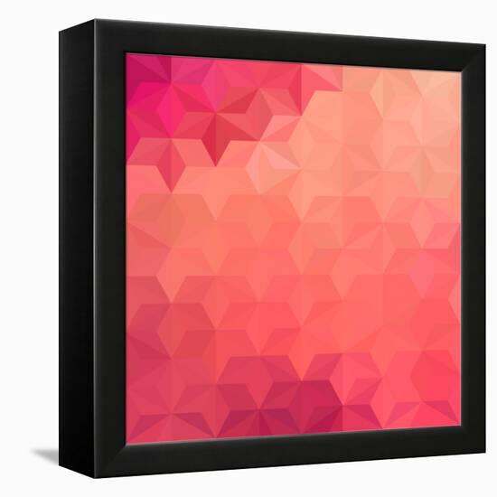 Abstract Geometrical Background-epic44-Framed Stretched Canvas