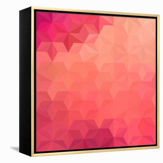 Abstract Geometrical Background-epic44-Framed Stretched Canvas