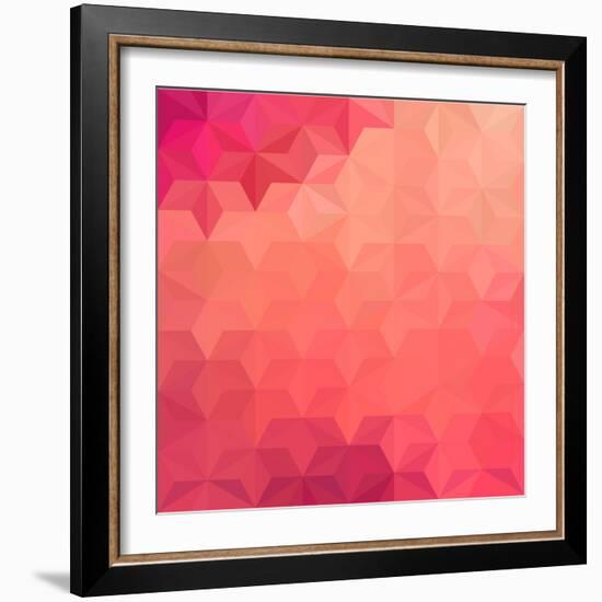 Abstract Geometrical Background-epic44-Framed Art Print