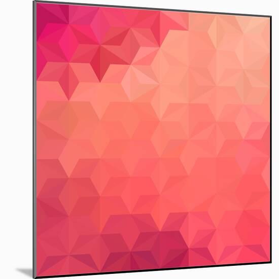 Abstract Geometrical Background-epic44-Mounted Art Print