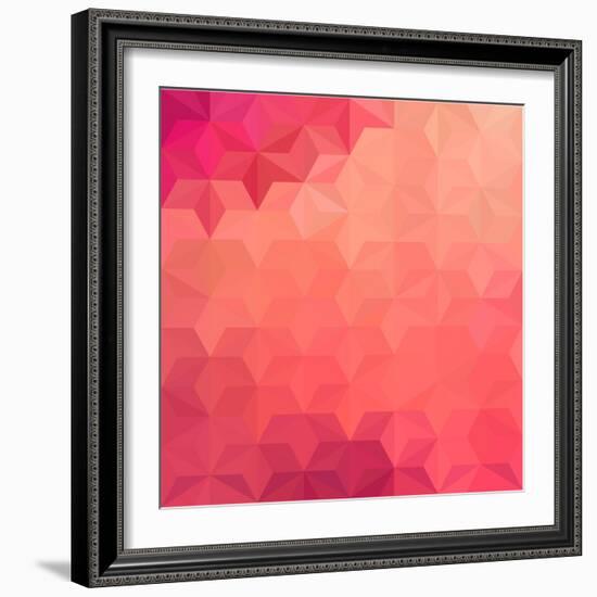 Abstract Geometrical Background-epic44-Framed Art Print