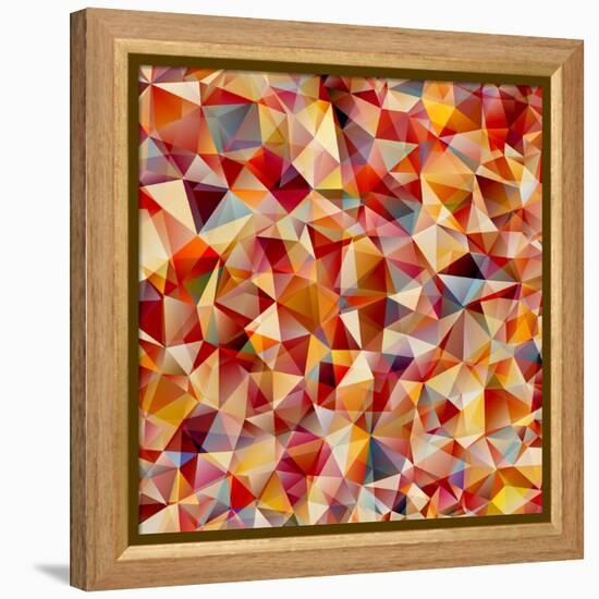 Abstract Geometrical Background-epic44-Framed Stretched Canvas