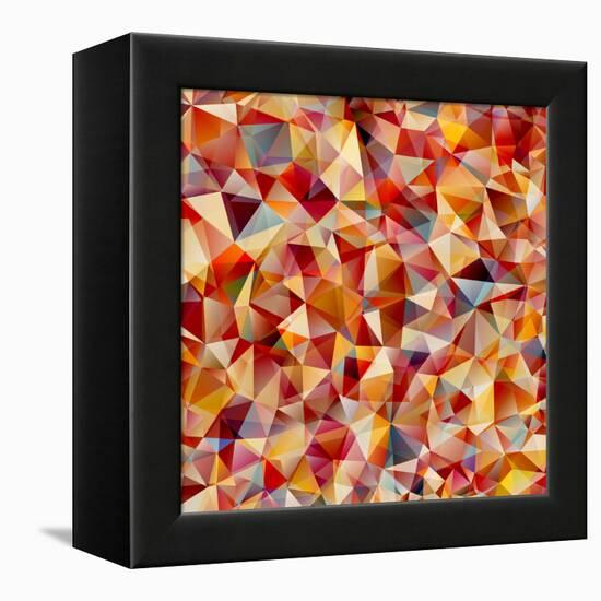 Abstract Geometrical Background-epic44-Framed Stretched Canvas