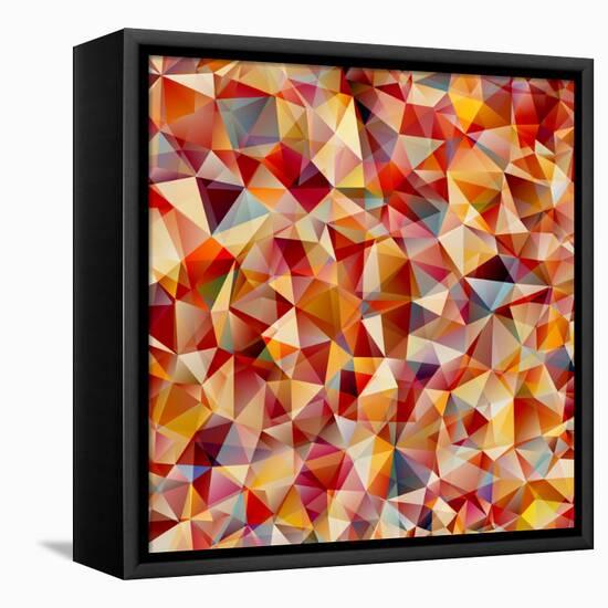 Abstract Geometrical Background-epic44-Framed Stretched Canvas