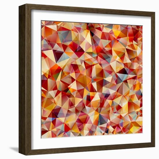 Abstract Geometrical Background-epic44-Framed Art Print