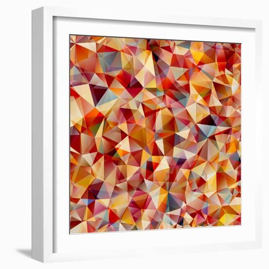 Abstract Geometrical Background-epic44-Framed Art Print