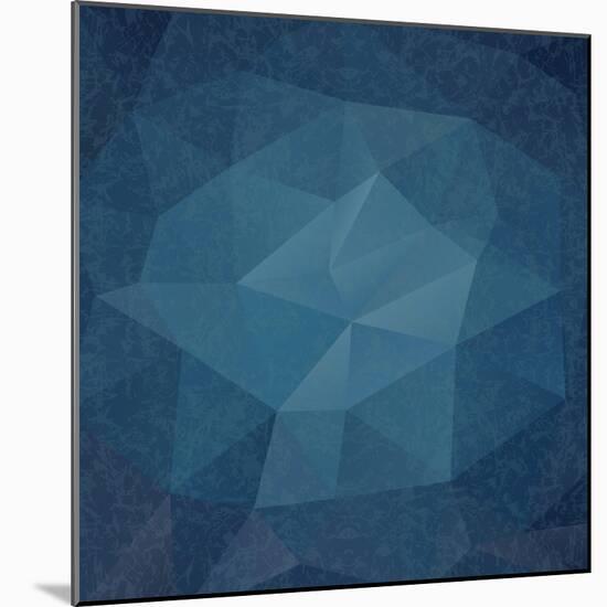 Abstract Geometrical Background-epic44-Mounted Art Print