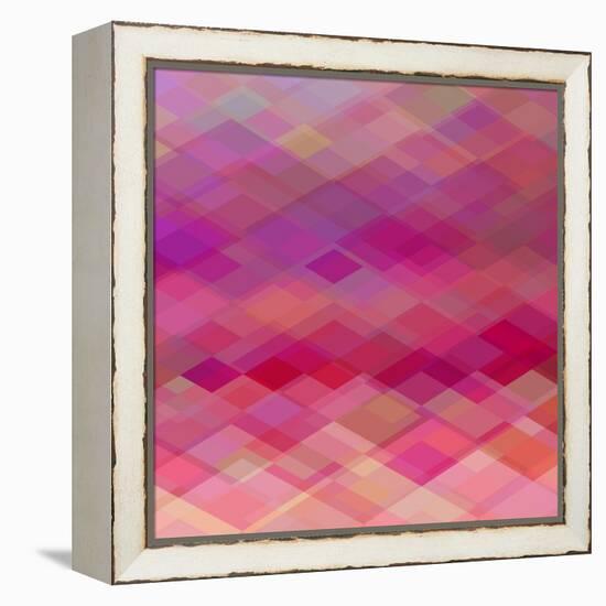 Abstract Geometrical Background-epic44-Framed Stretched Canvas