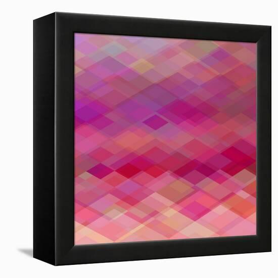 Abstract Geometrical Background-epic44-Framed Stretched Canvas