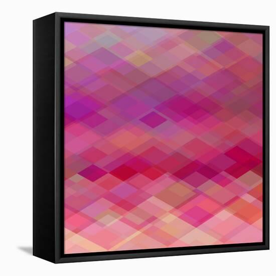 Abstract Geometrical Background-epic44-Framed Stretched Canvas