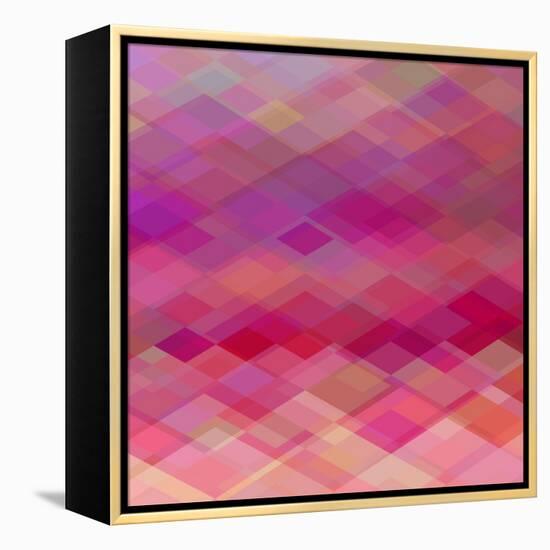 Abstract Geometrical Background-epic44-Framed Stretched Canvas