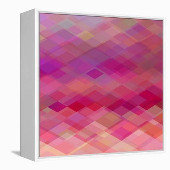 Abstract Geometrical Background-epic44-Framed Stretched Canvas