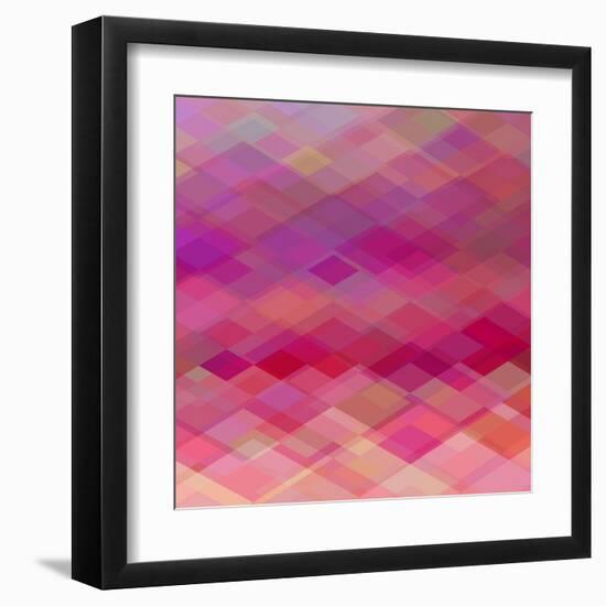 Abstract Geometrical Background-epic44-Framed Art Print