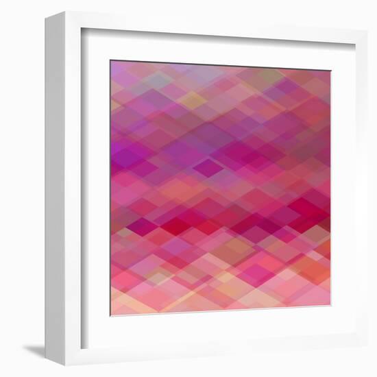 Abstract Geometrical Background-epic44-Framed Art Print