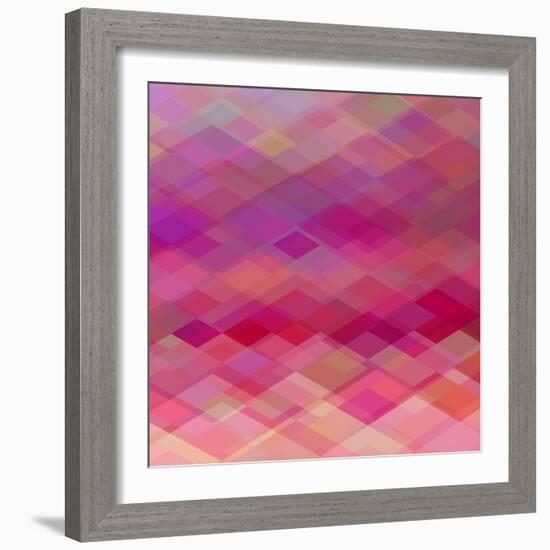 Abstract Geometrical Background-epic44-Framed Art Print