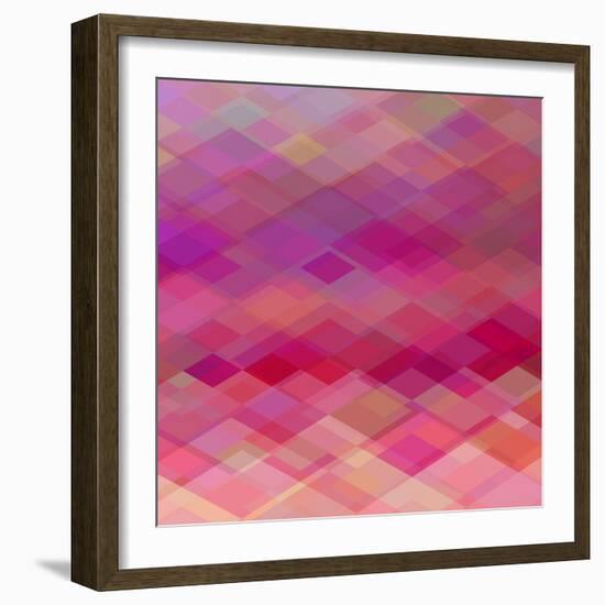 Abstract Geometrical Background-epic44-Framed Art Print