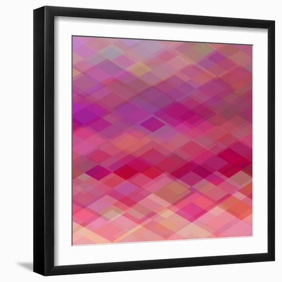 Abstract Geometrical Background-epic44-Framed Art Print