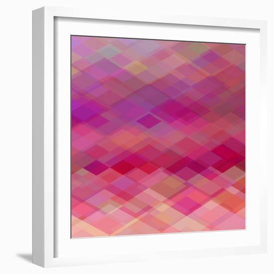 Abstract Geometrical Background-epic44-Framed Art Print