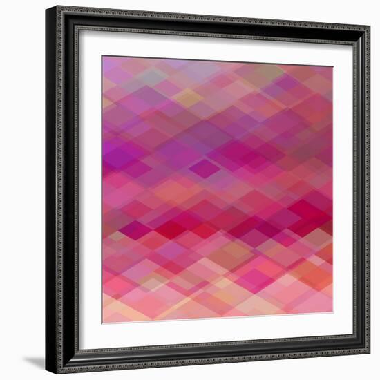 Abstract Geometrical Background-epic44-Framed Art Print