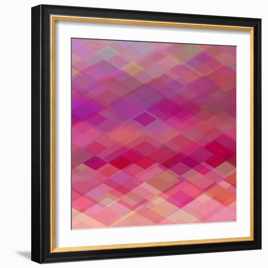 Abstract Geometrical Background-epic44-Framed Art Print