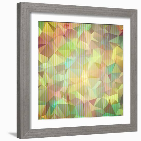 Abstract Geometrical Background-epic44-Framed Art Print