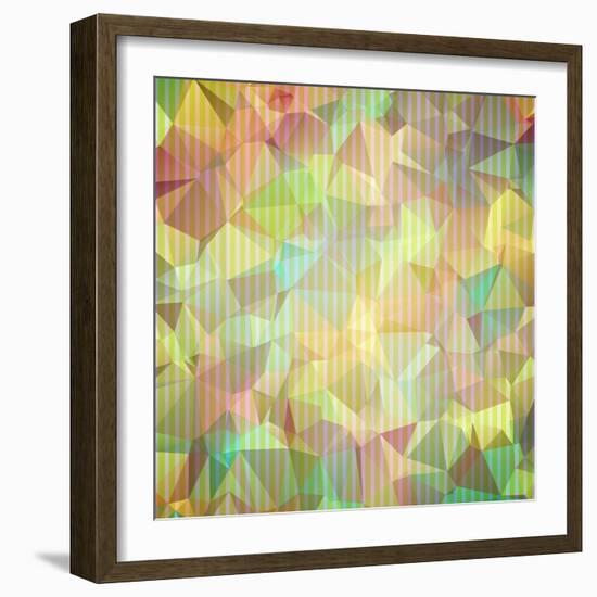 Abstract Geometrical Background-epic44-Framed Art Print