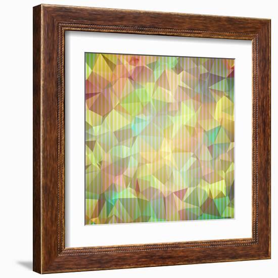 Abstract Geometrical Background-epic44-Framed Art Print