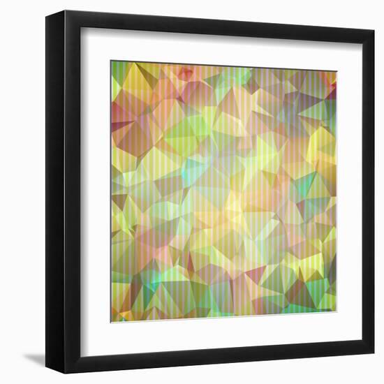 Abstract Geometrical Background-epic44-Framed Art Print