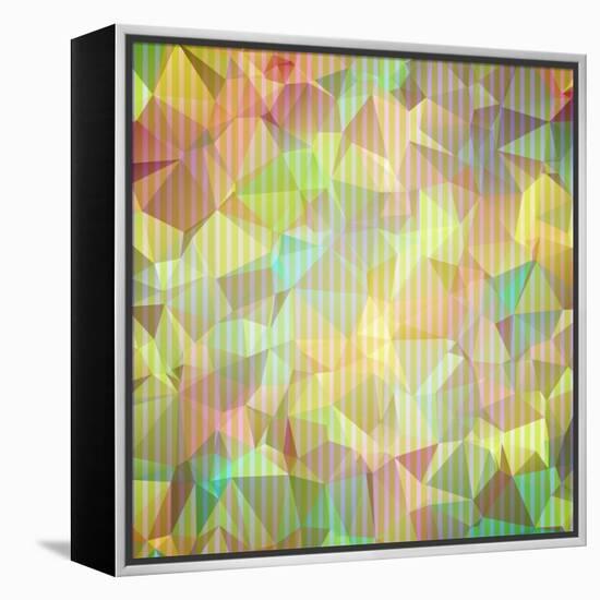 Abstract Geometrical Background-epic44-Framed Stretched Canvas