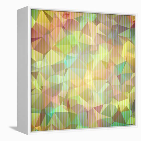 Abstract Geometrical Background-epic44-Framed Stretched Canvas