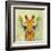 Abstract Giraffe Calf-Ancello-Framed Art Print