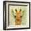 Abstract Giraffe Calf-Ancello-Framed Art Print