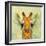 Abstract Giraffe Calf-Ancello-Framed Premium Giclee Print