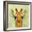 Abstract Giraffe Calf-Ancello-Framed Art Print