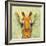 Abstract Giraffe Calf-Ancello-Framed Art Print