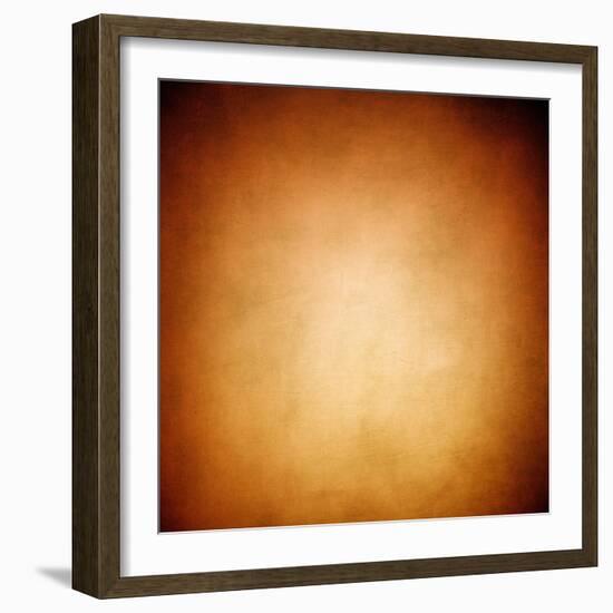 Abstract Gold Background Warm Yellow Color Tone-Malija-Framed Art Print