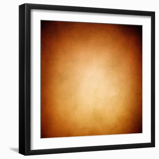 Abstract Gold Background Warm Yellow Color Tone-Malija-Framed Art Print