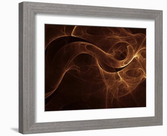 Abstract Gold Illustration-null-Framed Photographic Print