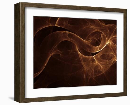 Abstract Gold Illustration-null-Framed Photographic Print