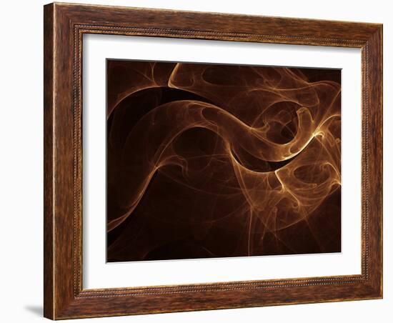 Abstract Gold Illustration-null-Framed Photographic Print