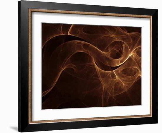 Abstract Gold Illustration-null-Framed Photographic Print