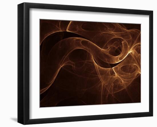 Abstract Gold Illustration-null-Framed Photographic Print